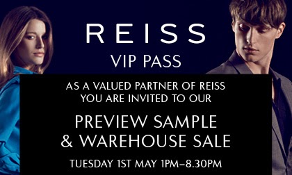 REISS SAMPLE SALE PURCHASE