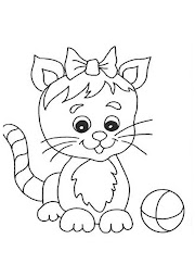 30+ Important Inspiration Cat Coloring Pages Ball