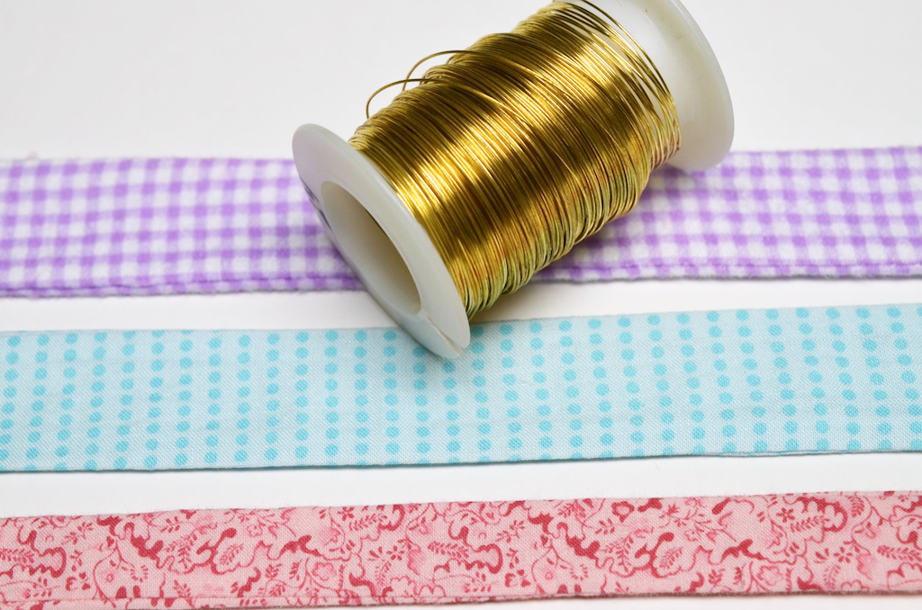 Sewing and Crafting with Sarah: How to Make Wired Fabric Ribbon Craft  Tutorial