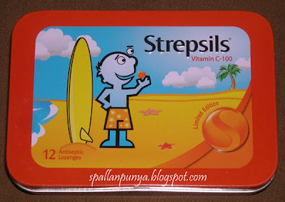 Dah masuk kotak: Strepsils