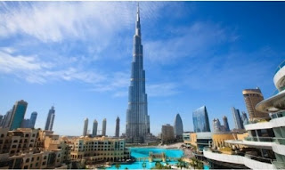 برج خليفة، دبي، الإمارات العربية المتحدة واحدا من أشهر 15 بناءً وصرحاً في العالم Burj Khalifa, Dubai, United Arab Emirates