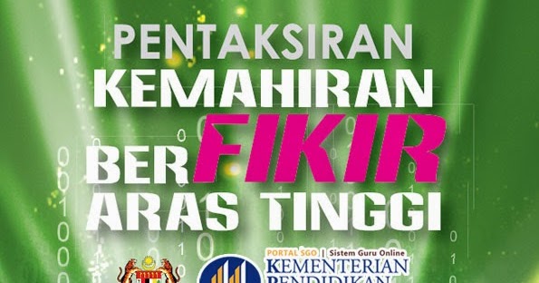 Contoh Soalan Kemahiran Berfikir Aras Tinggi Pendidikan 