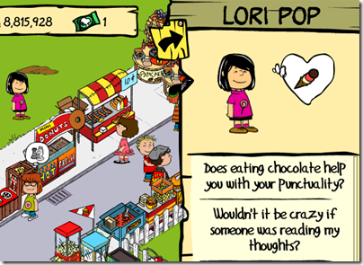 Lori Pop in Snoopy's Street Fair