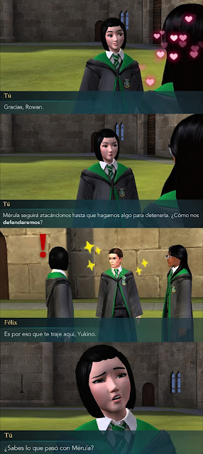 Hogwarts Mystery fotonovela rowan prefecto felix