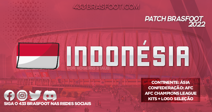 Patch da Indonésia Brasfoot 2022 2023