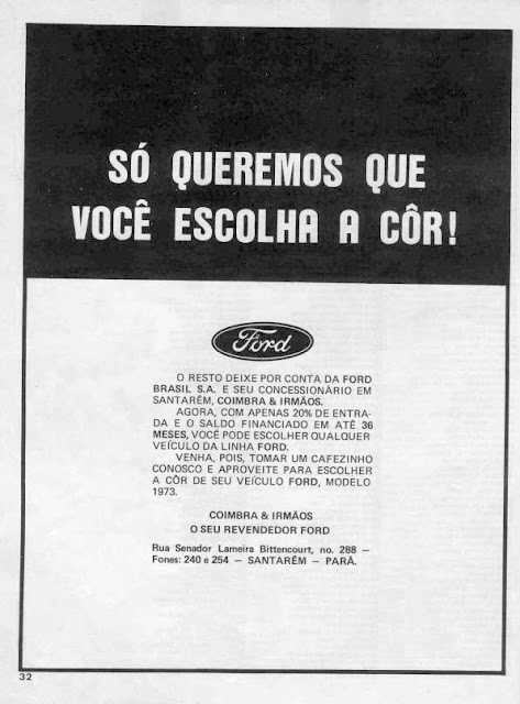 PROGRAMA DA FESTA DE NOSSA SENHORA DA CONCEIÇÃO - 1972 - PAG 32