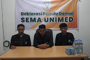 Senat Mahasiswa Universitas Negeri Medan (SEMA UNIMED) Deklarasi Pemilu Damai  
