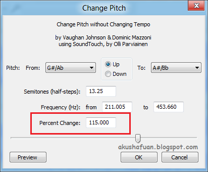 Tutorial Audacity : Tukar Suara Kepada Suara Chipmunk 