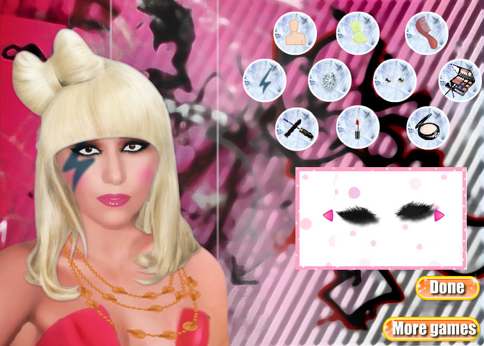 lady gaga dress up games 2010