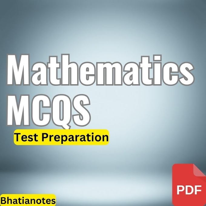 MCQs of Mathematics in PDF for entry test preparation 