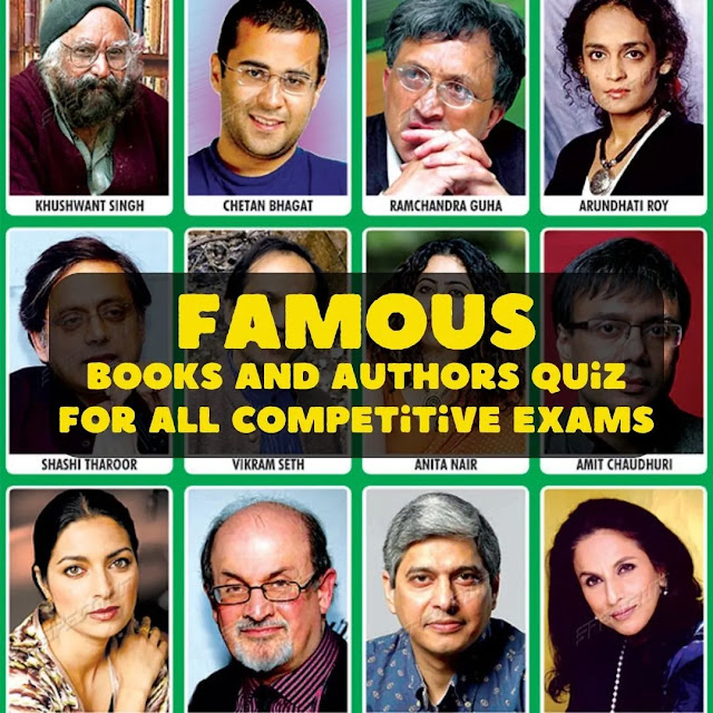 Famous Indian Books and Authors Mock Test (Quiz)-01 | Famous Books and Authors MCQS for Net, Set, K-SET, JRF For All Exams