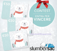 Contest di Natale 2020 Slumbersac : vinci gratis 3 carte regalo da 50€