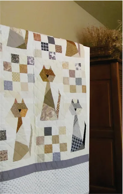 scrappy cats quilt pattern