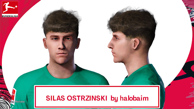 Silas Ostrzinski Face For eFootball PES 2021