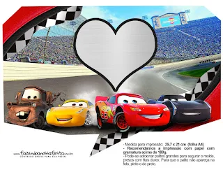 Cars 3: Free Printable Invitations.