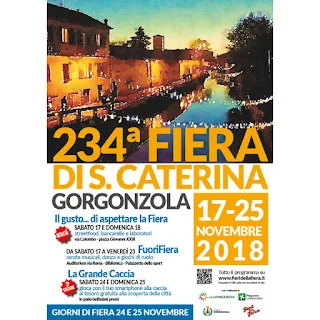 Fiera di Santa Caterina 24-25 novembre Gorgonzola (MI)