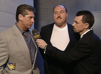 WWF / WWE - Survivor Series 1997 - Michael Cole interviews Vince McMahon and Sgt. Slaughter