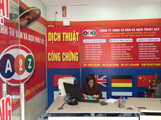 Văn phòng dịch thuật tại Vĩnh Phúc