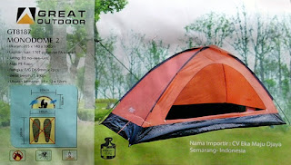 tenda great outdoor kapasitas 2 orang