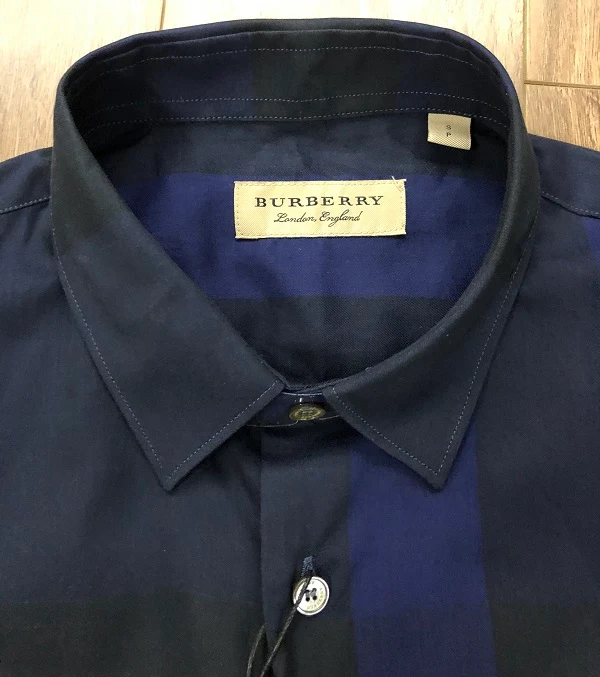 Áo sơ mi classic Burberry nam màu xanh dương tím than tay ngắn kẻ sọc caro hàng hiệu siêu cấp form rộng big size - Mã hàng: BBR 2 Áo sơ mi classic Burberry nam màu xanh dương tím than tay ngắn kẻ sọc caro hàng hiệu siêu cấp form rộng big size - Mã hàng: BBR 2