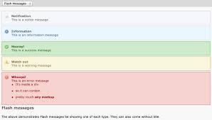 How To display error message in typo3