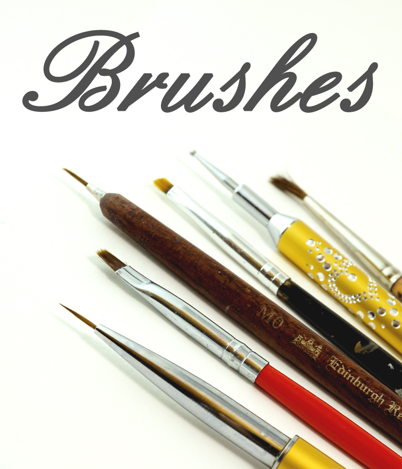 Nail art brushes