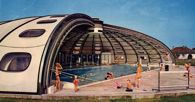photo piscine tournesol 1975