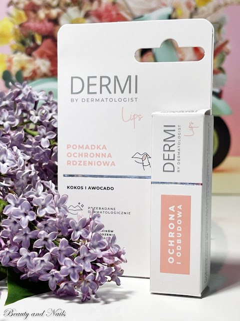 DERMI BY DERMATOLOGIST - pomadka ochronna rdzeniowa kokos i awokado.