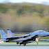 F-15 Eagle of USAF While Takeoff at Elmendorf Air Base