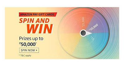 Amazon Pay Gift Cards Spin And Win. | Free Stuff, Contests, Deals ...