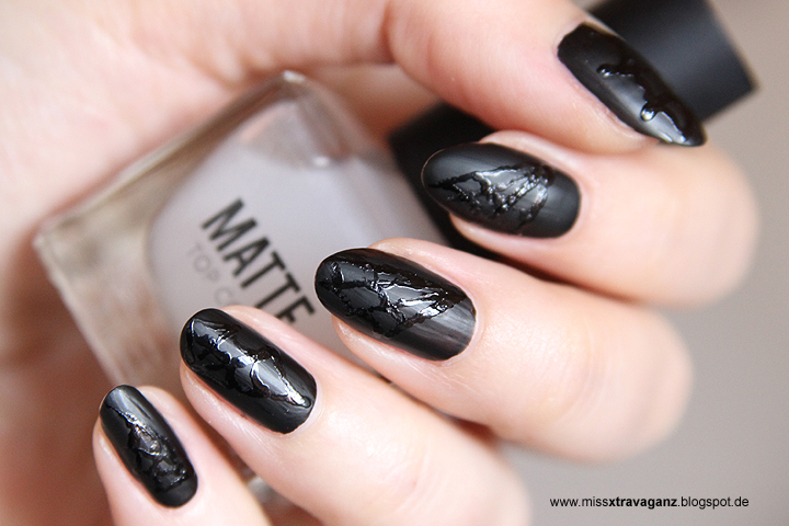 Nagellack Halloween Nailart Matte Spinnweben Miss Von Xtravaganz