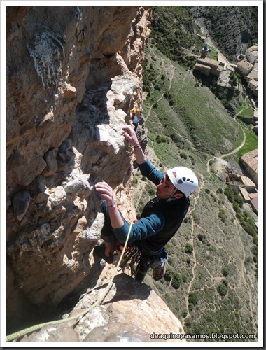 Via Carnavalada 300m 7b (6a A0 Oblig) (Mallo Pison, Riglos) (Isra) 9623 Via Carnavalada 300m 7b (6a A0 Oblig) (Mallo Pison, Riglos) (Isra) 9623