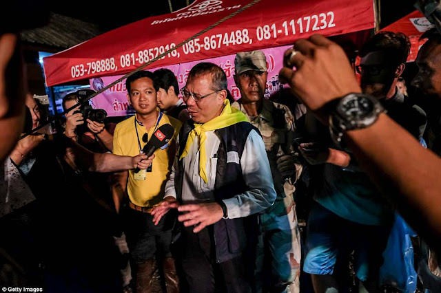 Thai Young Footballers Still At Risk Inside Cave - Chiang Rai Governor Narongsak Osottanakorn speaks