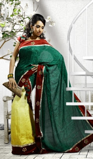 Green-Designer-Indian-Saree
