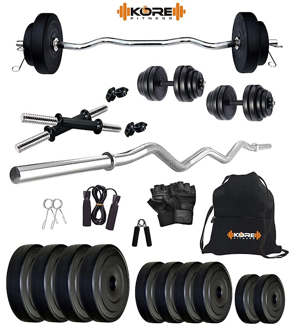 Kore PVC 16-30 Kg Home Gym Set 