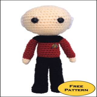 PATRON GRATIS CAPITAN PICARD | STAR TREK AMIGURUMI 30423