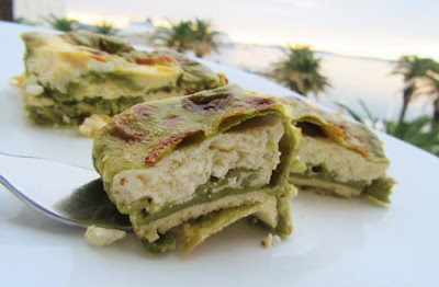 Zapečene zelene palačinke /  Baked green pancakes