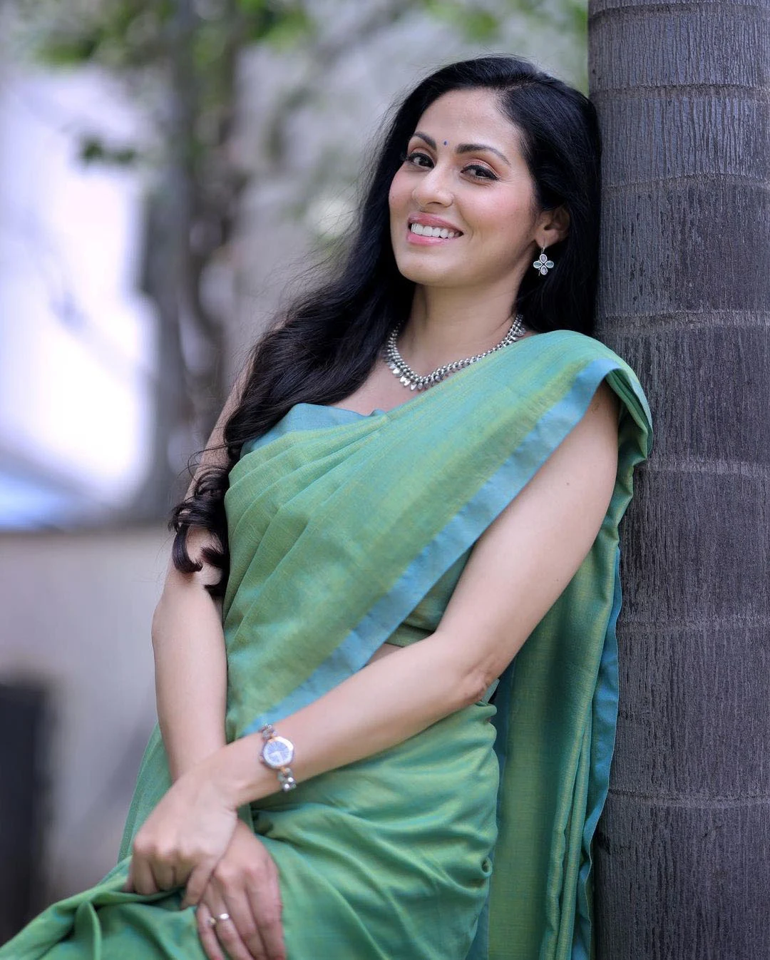 Actress Sadha Traditional looks in Saree photoshoot Stills