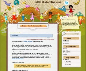 Little United Nations Blogger Template