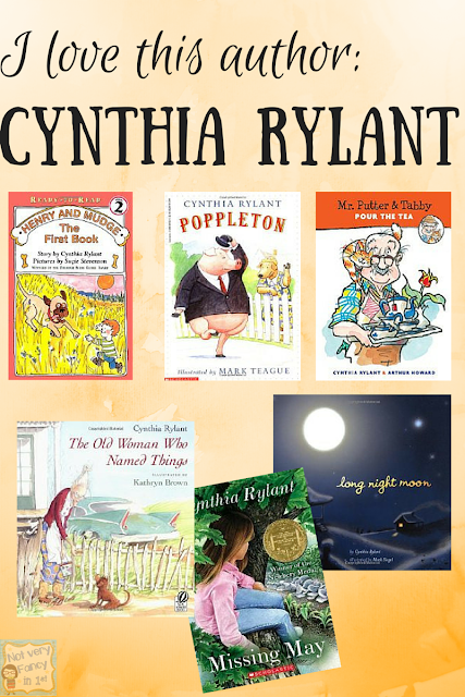 One of my favorite children's book authors is Cynthia Rylant.