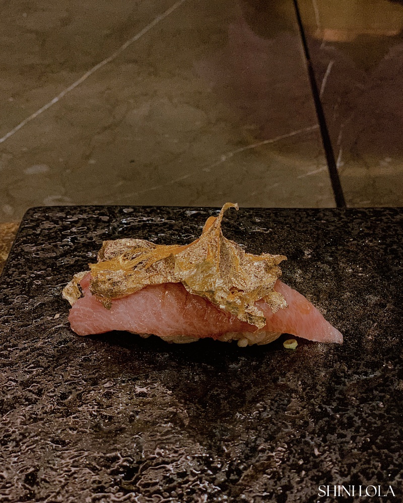 Otoro with 24k Gold Leaves and Gold Dust