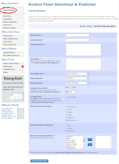 Cara Daftar Menjadi Publisher di Pemasang.com