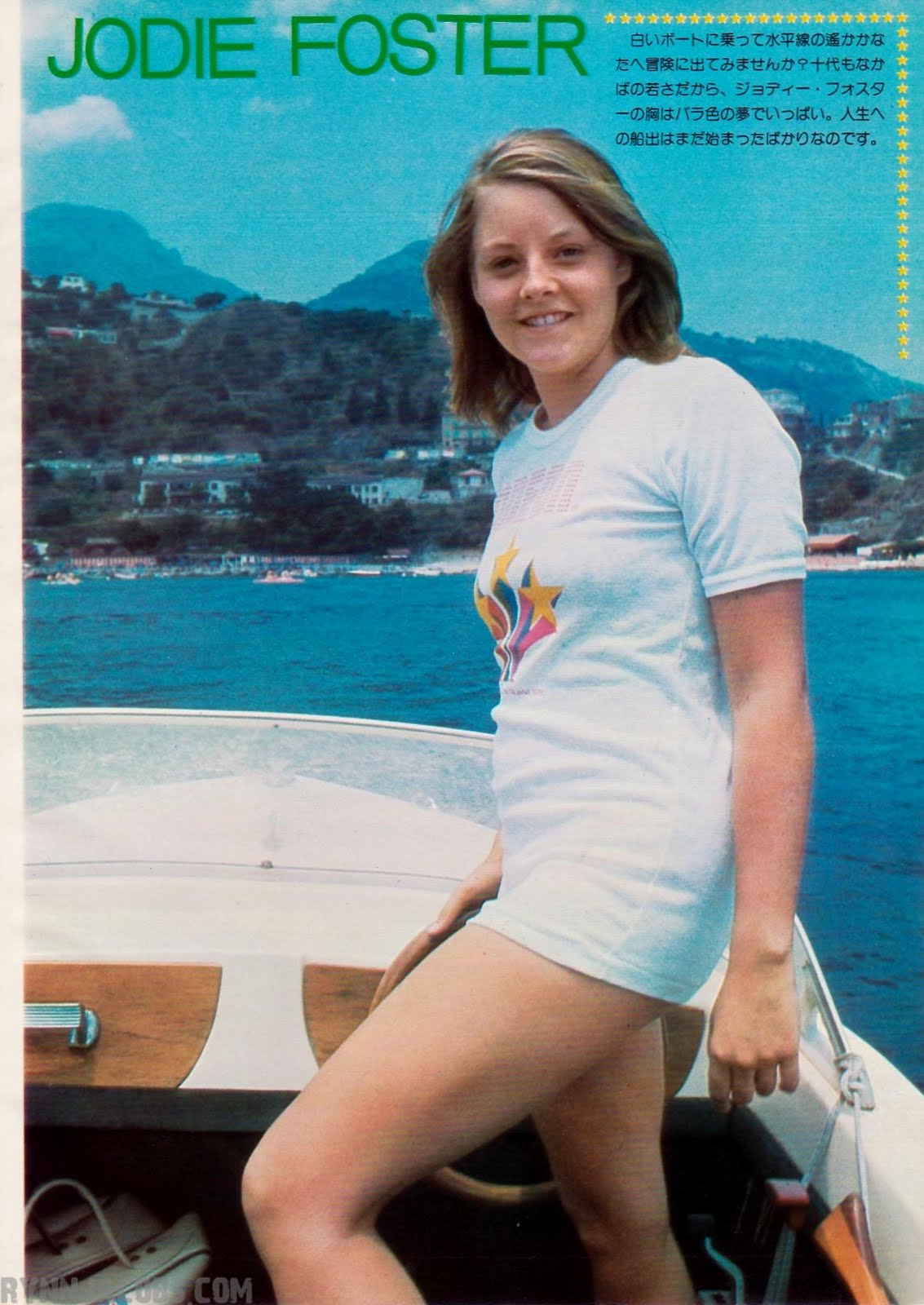 The Jodie Foster Museum: Boat series, Japan mag 1979, photos by Jadran 