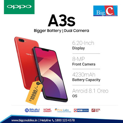 Specifications and Price of Oppo A3s smartphone