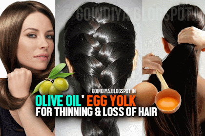 Olive Oil and Egg Yolk for Thinning, Loss of Hair. Thick & Strong Hair Home remedies