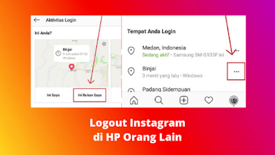 Cara Logout Akun Instagram Di HP Orang Lain