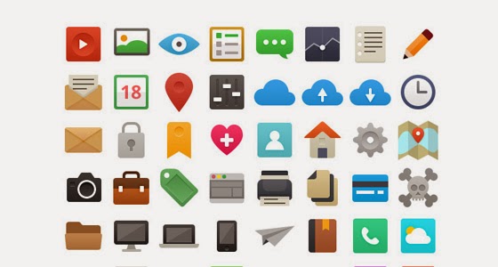 48 Free Flat Vector Icons