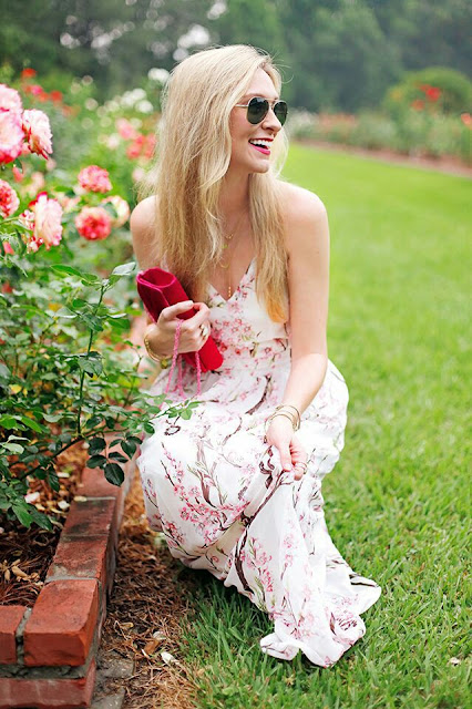 Floral-maxi-dress