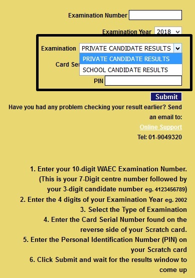 West African Examinations Council