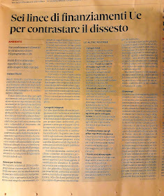 Esperto LIFE articolo Sole 24 Ore consulenze su fondi UE per ambiente